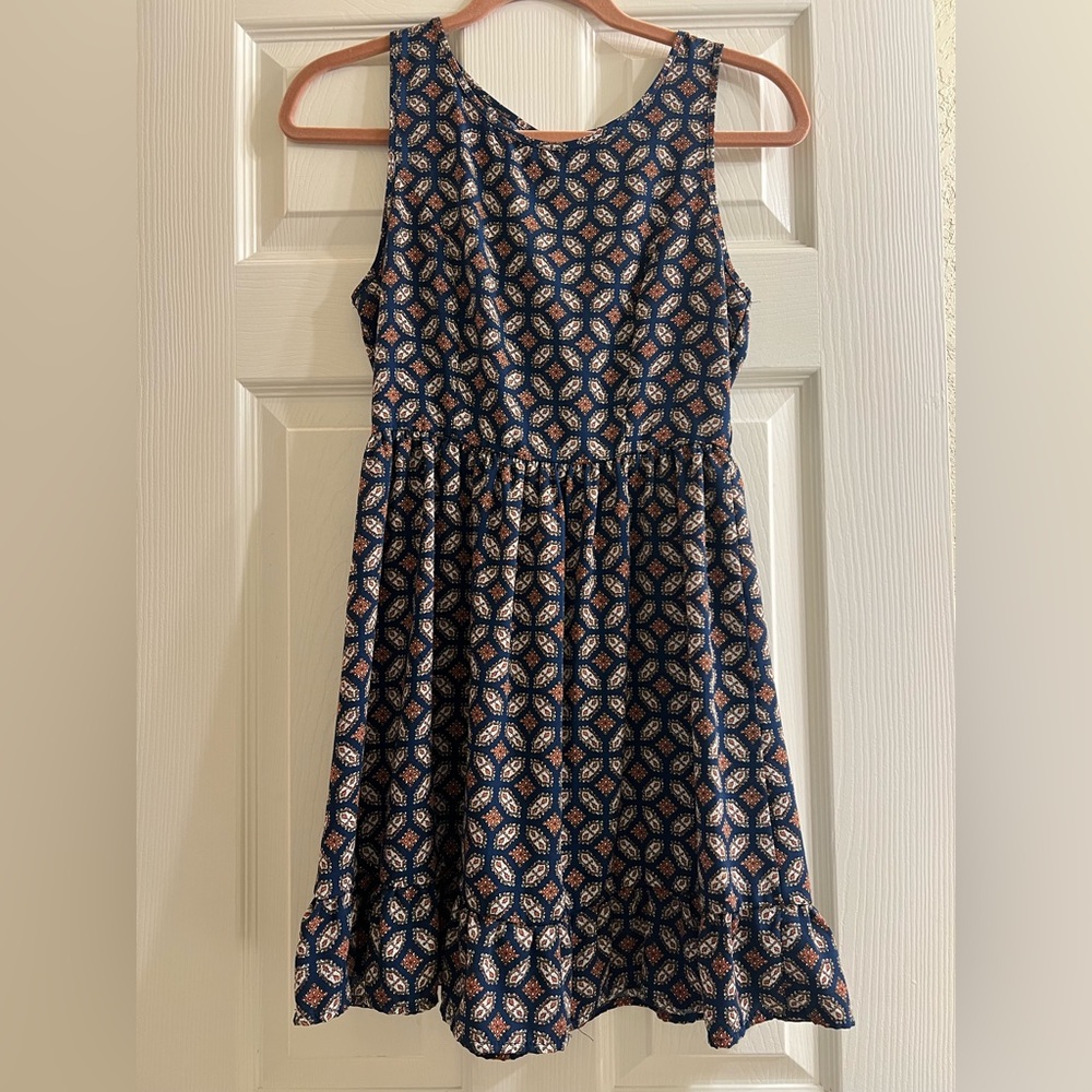 Cute patterned mini dress